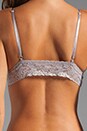view 2 of 3 Metallic Signature Lace Bralette in Silver/Steel in Silver & Steel