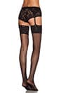 view 3 of 3 Signature Lace Garter Belt in Black