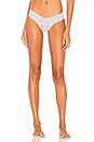 view 1 of 3 Signature Lace Low Rise Thong in Dove