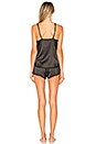 view 3 of 3 ENSEMBLE DE NUIT SATIN in Black