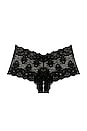 view 2 of 2 Open Gusset Brief in Black