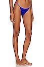 view 2 of 4 High Rise G-string in Blue Solace