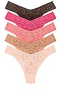 view 1 of 6 Original Rise Sea Finds Line Thong Pack in DGBH