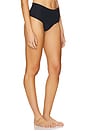view 4 of 6 High Rise Thong 3 Pack in Black