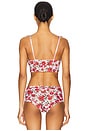 view 3 of 4 V-Neck Retro Bralette in Je T'aime