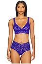 view 1 of 4 Crossover Bralette in Violets Are Blue