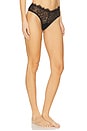 view 2 of 4 Natural Rise Thong in Black