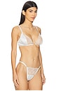 view 2 of 4 I Do Triangle Bralette in Light Ivory