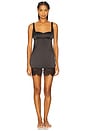 view 1 of 3 x Lexi Wood Cindy Mini Slip Dress in Black