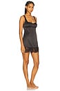view 2 of 3 x Lexi Wood Cindy Mini Slip Dress in Black