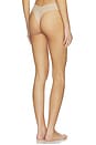 view 4 of 6 Breathesoft Breathe Natural Thong in Granite, Taupe & Black