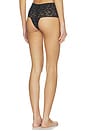 view 4 of 6 Retro Lace Retro Thong 3 Packs in Black