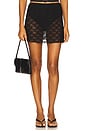 view 1 of 6 x Lexi Wood Alina Mini Skirt in Black