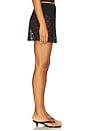 view 3 of 6 x Lexi Wood Alina Mini Skirt in Black