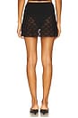 view 4 of 6 x Lexi Wood Alina Mini Skirt in Black
