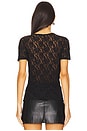 view 3 of 4 Short Sleeve Top in Black
