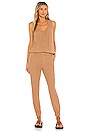 view 1 of 3 Crepe Jumpsuit in Latte