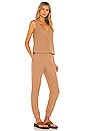 view 2 of 3 Crepe Jumpsuit in Latte