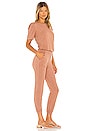 view 2 of 3 Supersoft Puff Sleeve Jumpsuit in Dry Rose