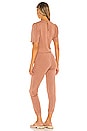 view 3 of 3 Supersoft Puff Sleeve Jumpsuit in Dry Rose