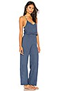 view 2 of 3 Sleeveless Jumpsuit in Jean Blue