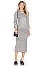 view 1 of 3 Stripe Sweater Dress in Black & White