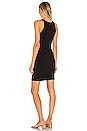 view 3 of 3 Narrow Tank Shirred Dress in Black