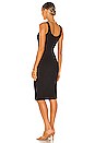 view 3 of 4 Supersoft Rib Tank Dress in Faded Black