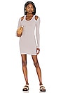 view 1 of 3 Cut Out Shoulder Dress in Chalk