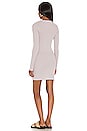 view 3 of 3 Cut Out Shoulder Dress in Chalk
