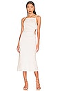 view 1 of 3 Linen Midi Dress in White