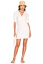 view 1 of 3 Terrycloth Half Zip Polo Mini Dress in Pearl