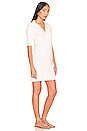 view 2 of 3 Terrycloth Half Zip Polo Mini Dress in Pearl