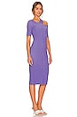 view 2 of 3 Twotone Sweater Rib Midi Dress in Aster Purple