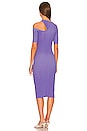 view 3 of 3 Twotone Sweater Rib Midi Dress in Aster Purple