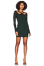 view 1 of 3 Cosmo Mini Dress in Deep Forest