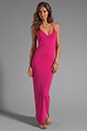 view 2 of 5 T Back Racer Tank Dress in Fuchsia