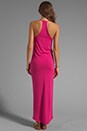 view 4 of 5 T Back Racer Tank Dress in Fuchsia