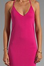 view 5 of 5 T Back Racer Tank Dress in Fuchsia