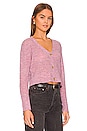 view 2 of 4 Mohair Cardigan in Raspberry Rose