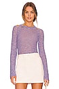 view 1 of 4 Mohair Sweater in Aster Purple