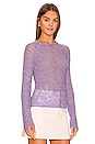 view 2 of 4 Mohair Sweater in Aster Purple