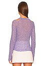 view 3 of 4 Mohair Sweater in Aster Purple