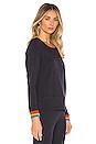 view 2 of 4 Rainbow Cuff Sweatshirt in Neptune
