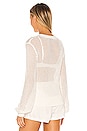 view 3 of 4 Open Knit Sweater in Ivory