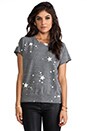view 1 of 4 Stars Short Sleeve Sweatshirt in Dark Heather