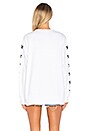 view 3 of 4 SUDADERA FOIL STARS in White