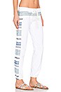 view 1 of 3 스트라이프 스웻팬츠 in White