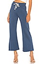 view 1 of 4 High Waisted Flare Sweatpants in Jean Blue