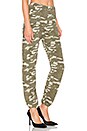 view 2 of 4 Two Tone Camo High Waisted Sweatpants in Olive
